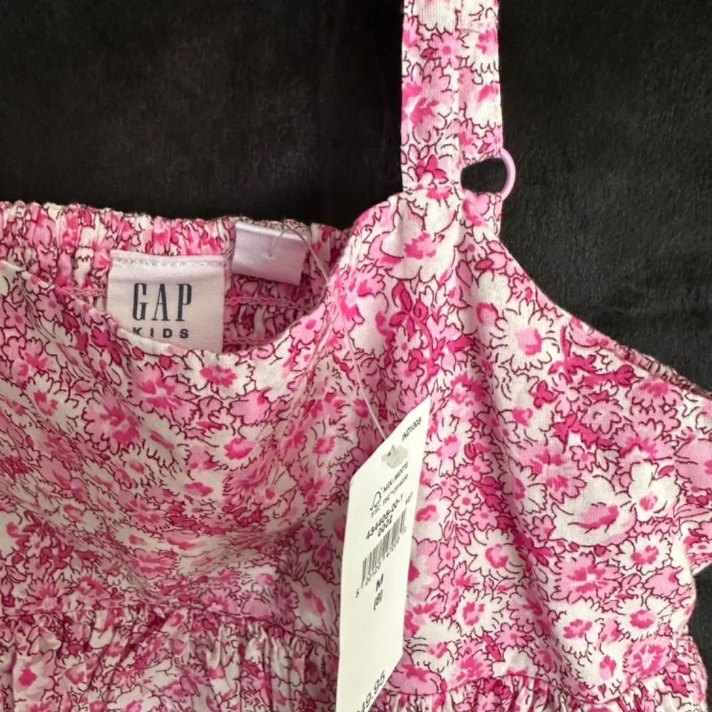 Gap kids, girls pink floral  summer dress size 8 - Picture 6 of 8